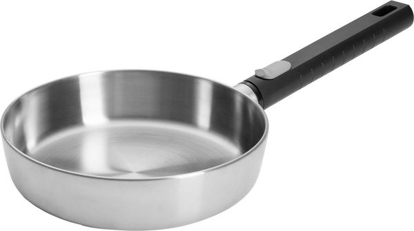 Woll Logic Steel Bratpfanne, Ø 20 cm, 5 cm hoch abnehmbarer Stiel