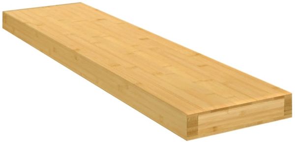 vidaXL Regalbrett, Bambus natur, 80 x 20 x 4 cm