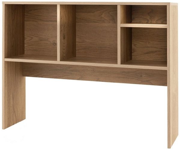 COSTWAY Bücherregal, Aufsatzregal mit 4 Fächern, bis 65 kg, 94x25x73cm