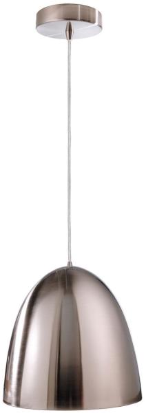 Deko Light Bell Pendelleuchte silber, weiß 1 flg. E27 Modern