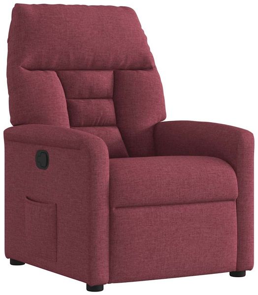 vidaXL Relaxsessel Weinrot Stoff 4015545