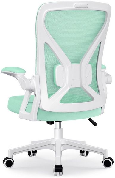 Adormii Bürostuhl Ergonomischer Bürostuhl mit klappbaren Armlehnen und Rückenlehnen (Drehstuhl mit Drehbare, höhenverstellbarer Kopfstütze, geräuscharme Rollen, 90°-135° Wippfunktion Bürostuhl, belastbar bis 150kg, Netz atmungsaktiv, Chefsessel), Leise...