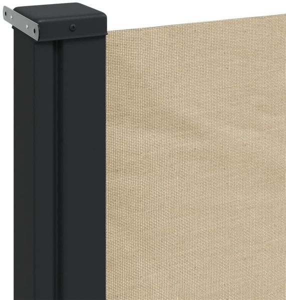 vidaXL Seitenmarkise Ausziehbar Beige 160x500 cm 4004435 Bild 7
