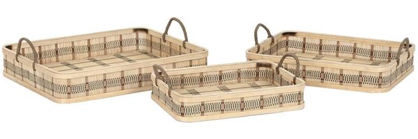 DKD Home Decor Tablett-Set, Standard