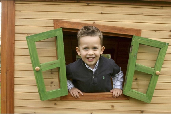 Axi Holz Kinderspielhaus Iris inkl. Veranda & Bild 2