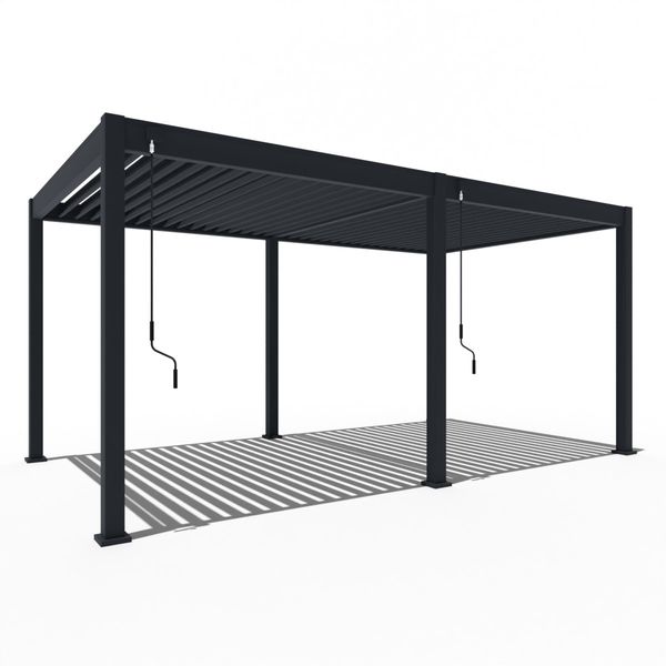 Weide 'Classic' Pergola, freistehend, Aluminium / Stahl anthrazit, 530 x 300 x 255 Bild 2