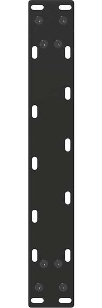 vidaXL Couchtischbeine U-Form 2 Stk. Schwarz 30x(30-31) cm Stahl 4013128 Bild 7