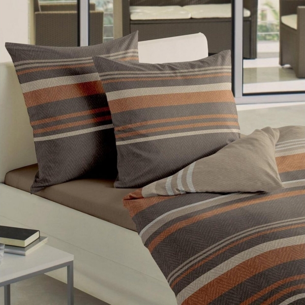 TRAUMSCHLAF Bettwäsche Zürich, Biber, 3 teilig, Winterbettwäsche in warmer Qualität Bild 2