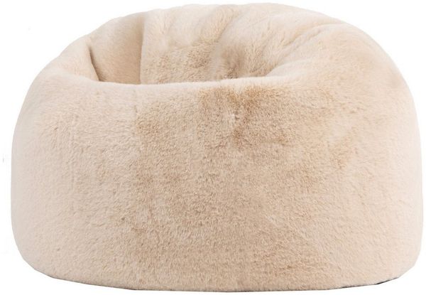 icon Sitzsack Flauschig aus Kunstfell für Kinder, mit Füllung, Made in Germany, für Kinderzimmer, flauschig