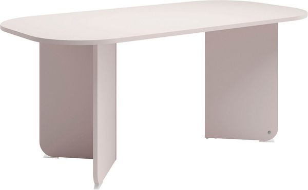 TOM TAILOR HOME Esstisch ROUNDED TABLE, Tischplatte und -beine mit gerundeten Ecken.