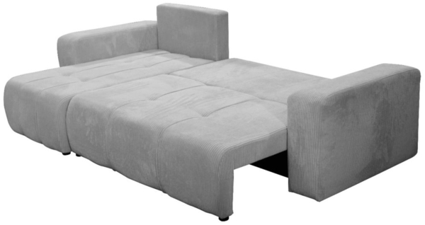 Ecksofa mit Schlaffunktion Sofa DAGNY in Stoff Poso Meeresgrün Ottomane Links Bild 3