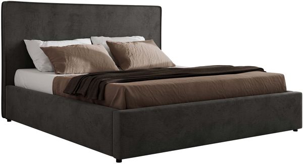 CORIVO CLASSIC Polsterbett mit Bettkasten & Stauraum, Doppelbett, inkl. Lattenrost, Metall-Hebeautomat mit Gasdruckfedern - Dunkelgrau Velvet Bild 6