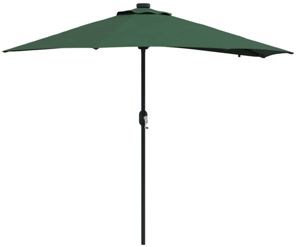 vidaXL Gartenparasol Grün 294 x 150 x 223 cm Stoff 42003260
