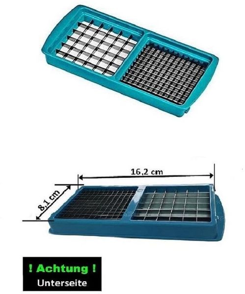 Genius Ersatzteil Messereinsatz 6x6mm + 12x12mm für Nicer Dicer Fusion mintgrün