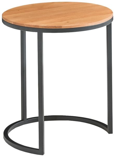 Beistelltisch Noel 2 / Nico 2, Schwarz, Holzfarben, 39 x 48 x 39 cm