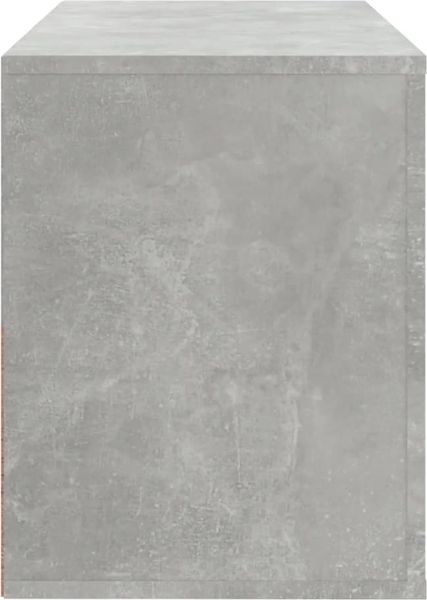 vidaXL Schuhschrank Betongrau 80x35x45 cm Holzwerkstoff 816756 Bild 6