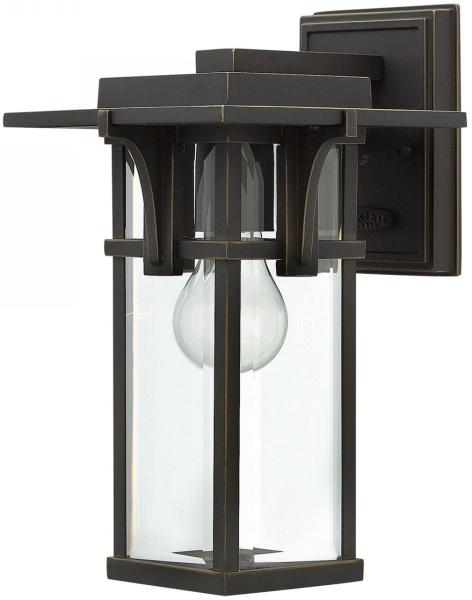 Elstead Lighting Manhattan Outdoor 1-Light Small Wandleuchte Bronze IP44