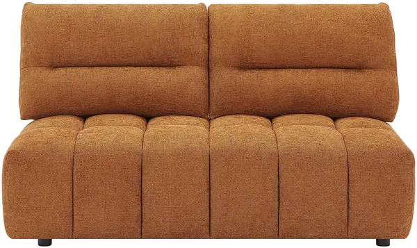 Vente-unique - APOLIU Sofa Stoff Rot - B 123 cm x H 93 cm x L 170 cm