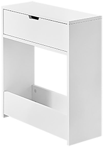 SoBuy BZR48-W Badunterschrank, MDF, Lackiert, Weiß, 55 x 60 x 20 cm