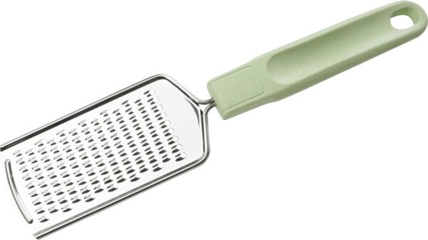 Fackelmann Handreibe Ecolution, Küchenreibe, Reibe, Materialmix, mintgrün, 24 cm, 33071