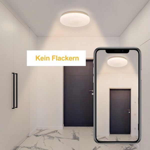 Nettlife LED Deckenleuchte Sternenhimmel Kinderzimmer 15W 21cm 3000K/4000K Weiß Deckenlampe, LED fest integriert, Kinderzimmer Deckenleuchte