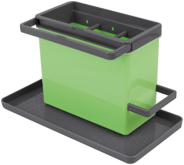 METALTEX TidyTex Spülbecken-Organizer grün 24 x 13 x 14 cm aus Kunststoff