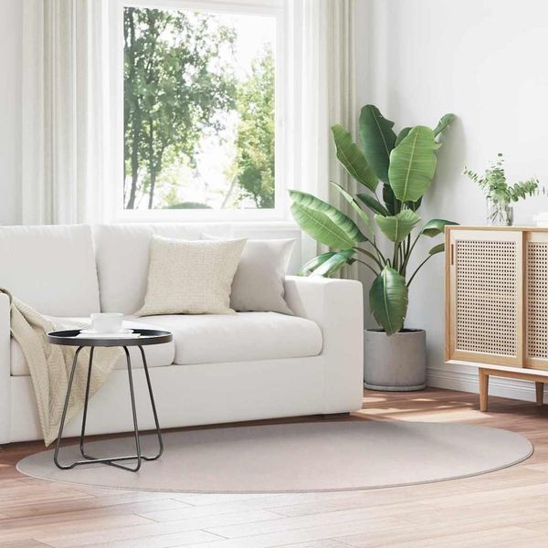 vidaXL Bereichsteppiche HUARTE Sand 140 x 200 cm Polyester 4103680