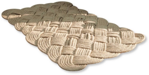 Mirabeau Teppich Fußmatte Harman beige, rechteckig, Höhe: 50.0 mm