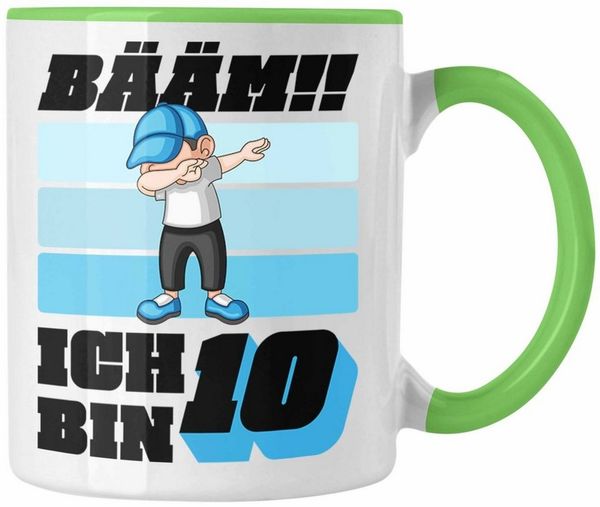 Trendation Tasse Trendation - 10 Geburtstag Junge Jungen Geschenke Tasse 10er Geburtsta