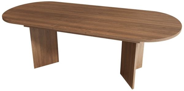 BlingBin Esstisch Ausziehbarer Esstisch (160/200 × 90 cm, 1-St, 60-kg-Tragfähigkeit, modernes Design, platzsparend klappbar), variable Größe für 4–8 Personen, ideal für Esszimmer und Küche