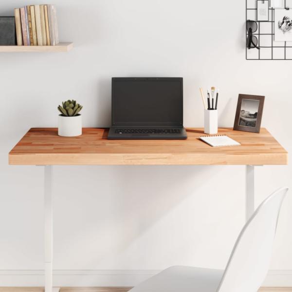 vidaXL Tischplatte 100x50x4 cm Rechteckig Massivholz Buche 3188898