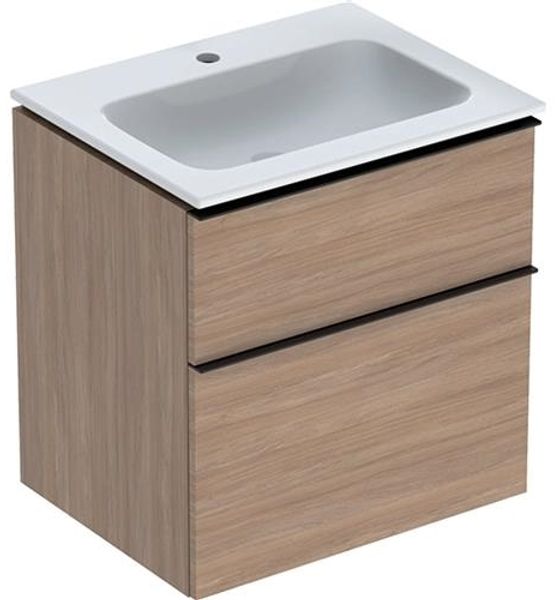 Möbelset iCon schmal 2 Schubladen 60x63 Eiche