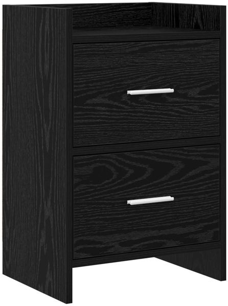 vidaXL Nachttische Schwarze Eiche 40 x 30 x 60 cm Holzwerkstoff 8010965