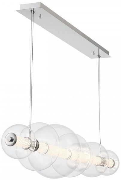 Elstead Lighting LED Pendelleuchte Atomo 7-flammig Chrom poliert 3000K Bild 6