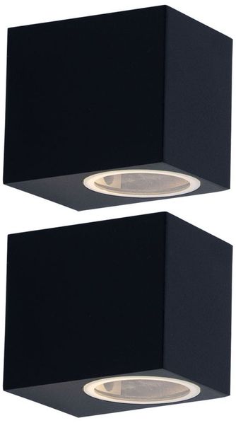 2er Set RGB LED Down Leuchten für Außenwände VT-7651