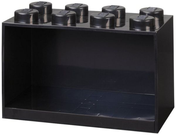 Lego 'Storage Brick' 8 Noppen 32 x 16 x 21 cm Polypropylen schwarz