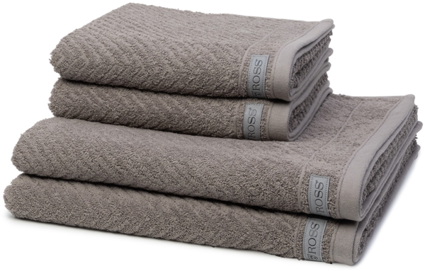 Ross Smart 4 tlg. Frottier-Set - 2 X Handtuch (50 X 100cm), 2 X Duschtuch (70 X 140cm) - 520 g/m2 - Flanell