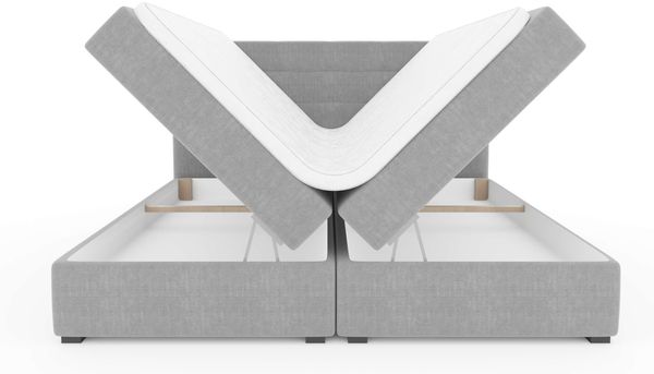 99rooms Bonvito Boxspringbett Beige Strukturstoff INARI Bonell-Federung 140x200 cm Bild 4