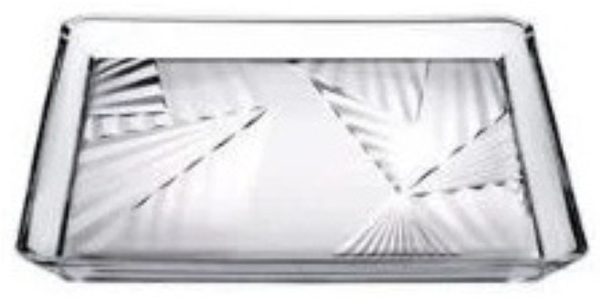 Pasabahce Madlen 2er Servierplatten aus Glas - quadratisch, 15 x 15 x 1,7 cm