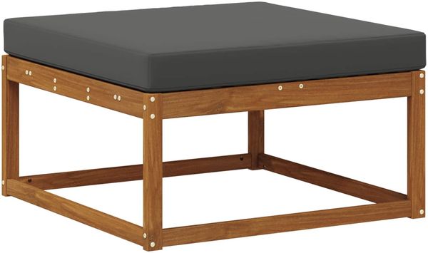 vidaXL Outdoor-Sofagarnitur mit Kissen 8 pcs Natur und Anthrazit 3368010 Bild 4