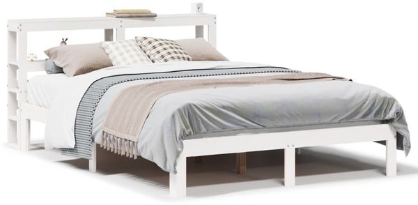 Einzelbettgestell Design für Erwachsene mit Kopfteil ohne Matratze Weiß 120x200 cm d3141e