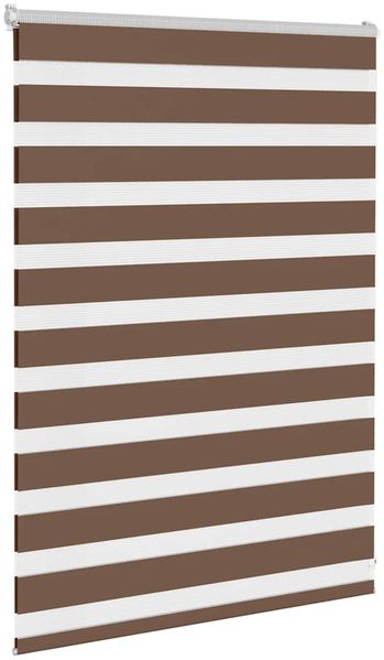 vidaXL Doppelrollo Braun 105x100 cm Stoffbreite 100,9 cm Polyester 4014314 Bild 3