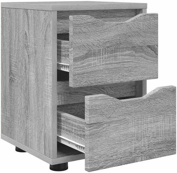 vidaXL Nachttische 2 pcs Graues Sonoma 30,5 x 30 x 43 cm Holzwerkstoff 888810 Bild 5