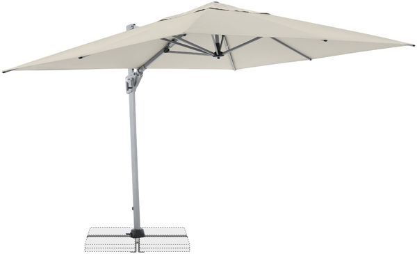Doppler Sonnenschirm / Pendelschirm "Active 260 x 350 Side", natur, 260 x 350 cm