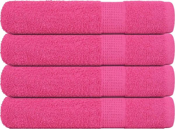 vidaXL Saunatücher FROGN 4 Stk. Rosa 80x200 cm 360 g/m² 137056
