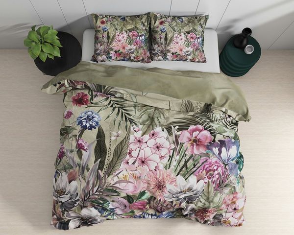 Sitheim-Europe Bettwäsche Nature Aurelie Bettbezug+KIssenbezuge, Ránforce, 3 teilig, Einzigartige Designs