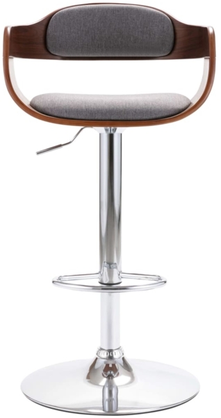 Barhocker Sperrholz und Grauer Stoff [287407]