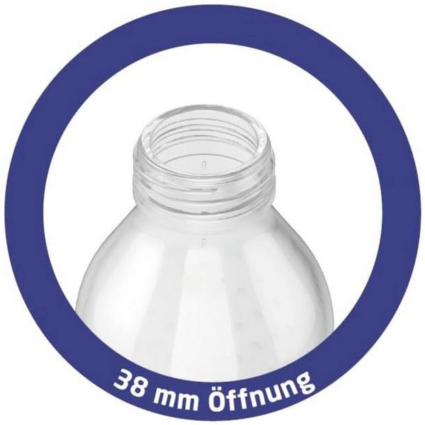 Emil Trinkflasche Glasflasche Ersatz, Spülmaschinengeeignet, BPA-frei, Warm befüllbar bis 60 °C