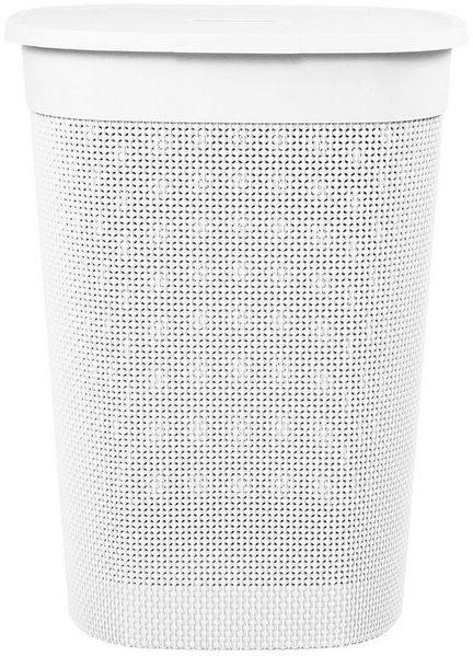 ONDIS24 Wäschebox Wäschekorb Filo aus Kunststoff 55 Liter, gut belüftet, neues italienisches Design, edle Verarbeitung