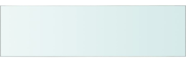 vidaXL Regalboden Glas Transparent 50x12 cm 243817
